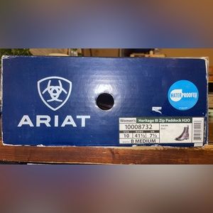 Ariat Brown Heritage III Zip Paddock Boots WATERPROOF